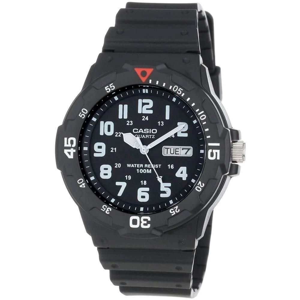 Casio Japanese-Quartz Sport Watch with Resin Strap, Black, 18 (Model: EAW-MRW-200H-1BV)