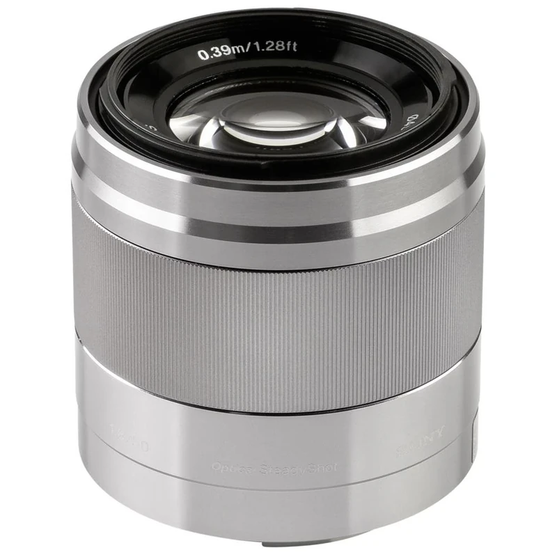 Sony SEL50F18 E Mount APS-C 50 mm F1.8 Prime Lens - Silver