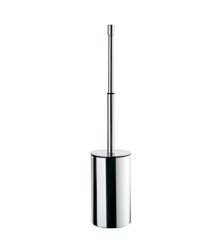 Smedbo Free Standing Toilet Brush and Holder, Stainless-Steel, Silver, 10 x 9.8 x 44.5 cm