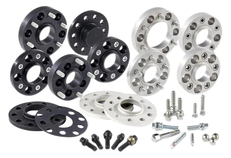 H&R DR-System Wheel spacer set 20mm per axle - Bolt pattern 5x100/112 - Hub 57,1mm - Version A - Bolt size M14x1,5 - compatible with Audi/Seat/Skoda/Volkswagen