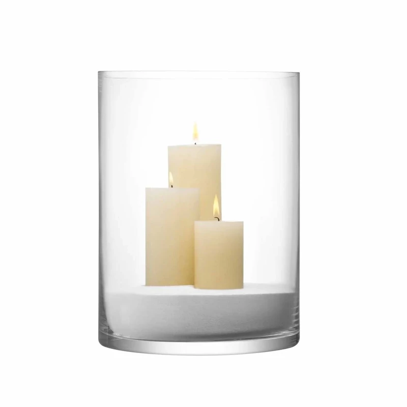 LSA International Column Vase/Candleholder 40 cm, H40 x Ø30cm