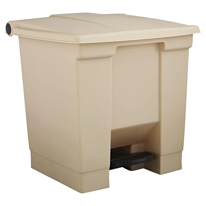 Rubbermaid Commercial Products Step-On Container 30 Litre Beige FG614300BEIG