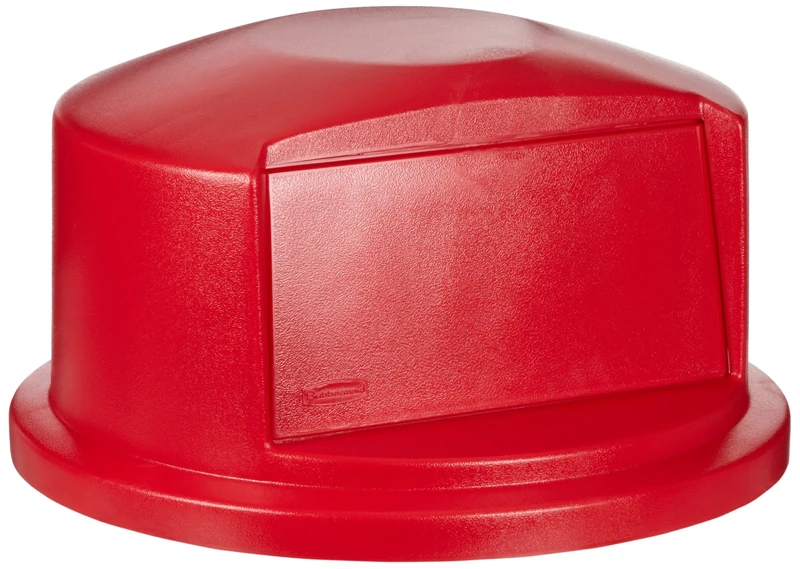 Rubbermaid Commerical Products Brute Dome Top Lid 121 Litre Red FG263788RED