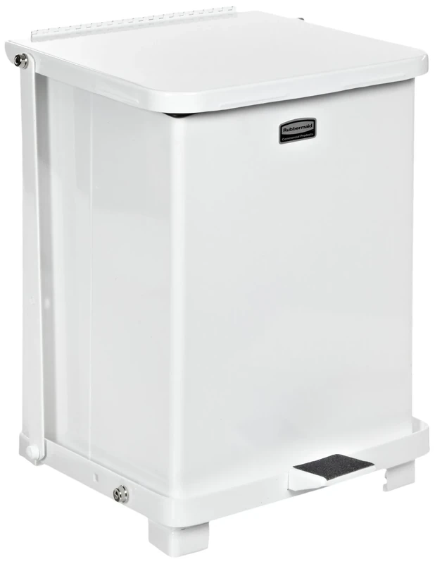Rubbermaid Commercial Products Defenders Step-On Container 95 Litre White FGST40EPLWH