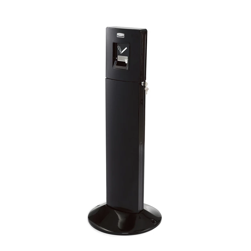 Rubbermaid Metropolitan Smokers' Station - Black