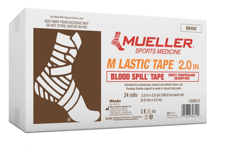 Mueller Mlastic Tape 5 cm x 4.5 m, 16 Rolls