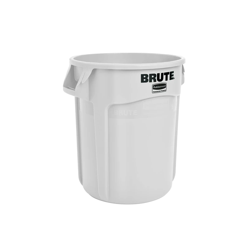 Rubbermaid Commercial Products Vented Brute Round Container 76 Litre White FG262000WHT