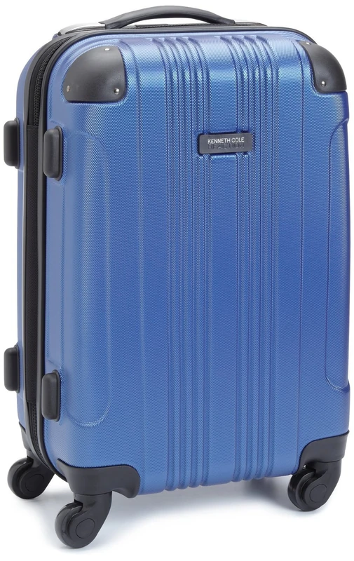 Kenneth Cole REACTION Out of Bounds Lightweight Hardshell 4-Wheel Spinner Luggage, Cobalt Blue, 20-Inch Carry On, Out of Bounds