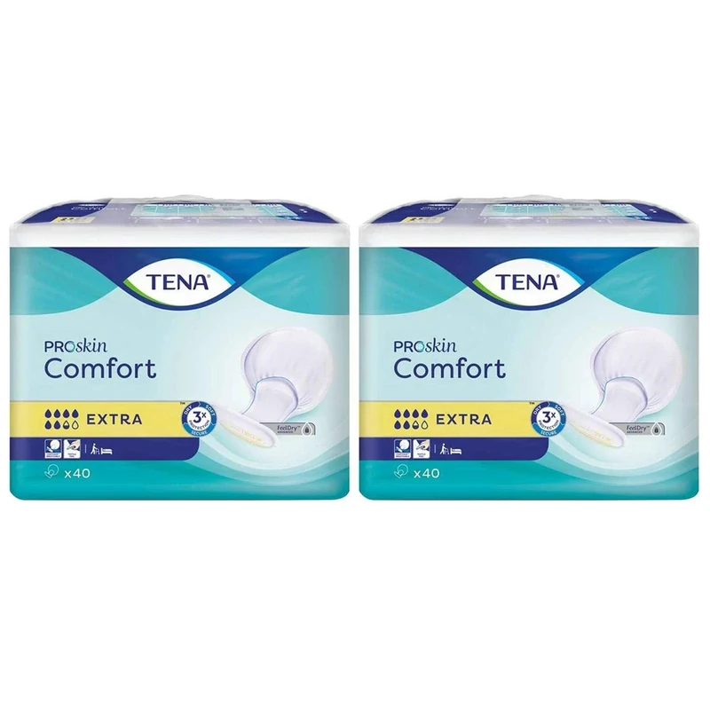 TENA Case Saver 2X Comfort Extra 1800ml 40 Pack - Ultra Absorbent