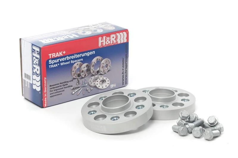 H&R DRA-System Wheel spacer set 44mm per axle - Bolt pattern 5x112 - Hub 66,5mm - Bolt size M14x1,5 - compatible with Audi/Porsche/Volkswagen