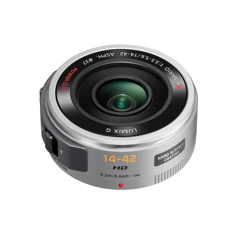 Panasonic H-PS14042E-S Lumix G X Vario PZ 14-42 PowerZoom with Motorised Zoom Lens