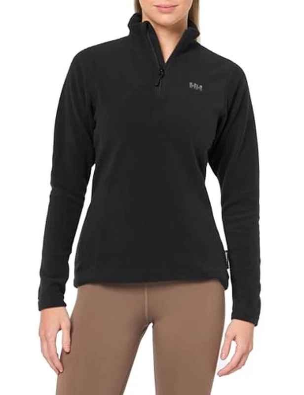 Helly Hansen Women's W Daybreaker 1/2 Zip Fleece, Black, XS