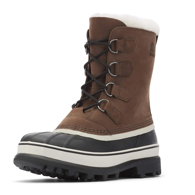 Sorel Mens Caribou Waterproof Winter Boots, Brown Bruno, 8.5 UK