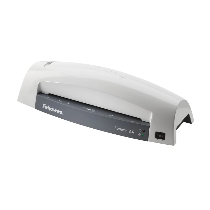 Fellowes Lunar Jam Free A4 Laminator Machine for Home Use - 4 Minute Warm Up Time – 80-125 Micron – White