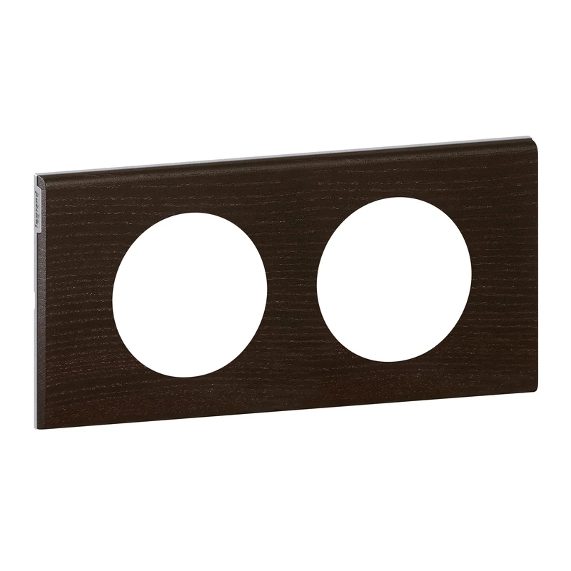 Legrand Céliane Plaque with 2 Holes, Brown, LEG69202
