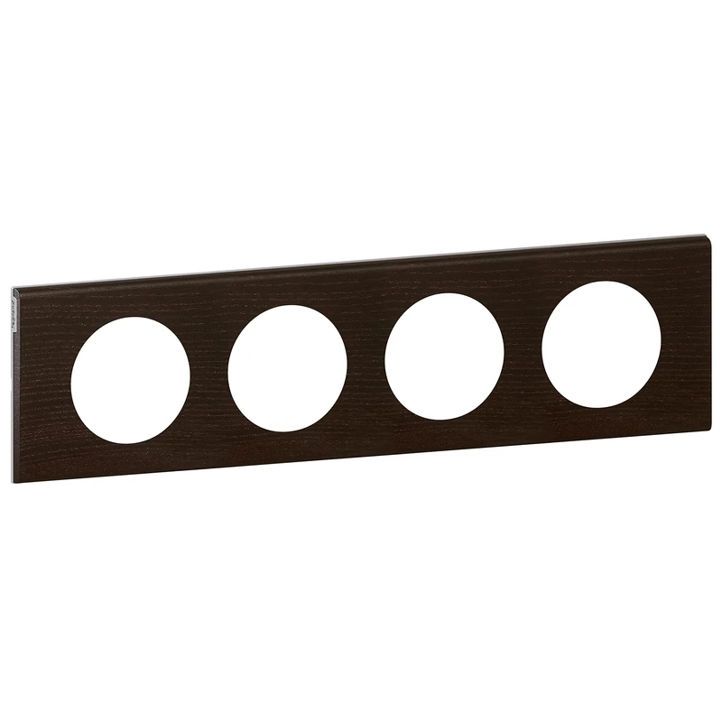 Legrand Céliane Plate 4 Positions, Black, LEG69204