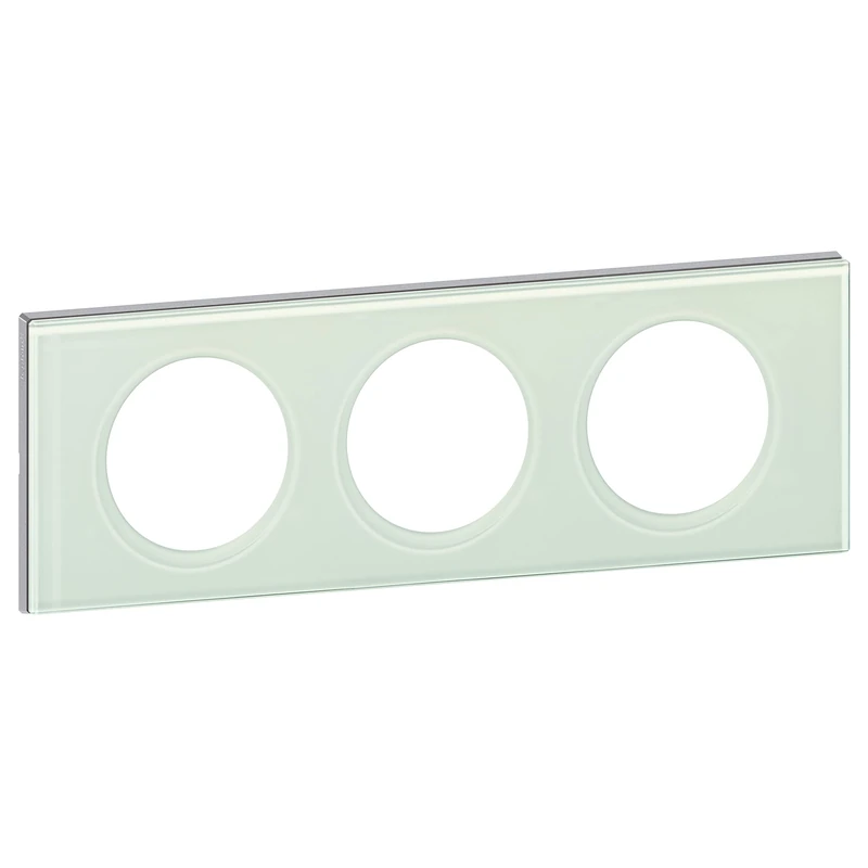 Legrand Céliane2 Plaque with 3 Holes, Clear, LEG69313