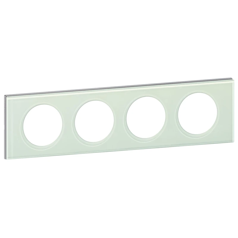 Legrand Céliane Plate 4 Positions, Transparent, LEG69314