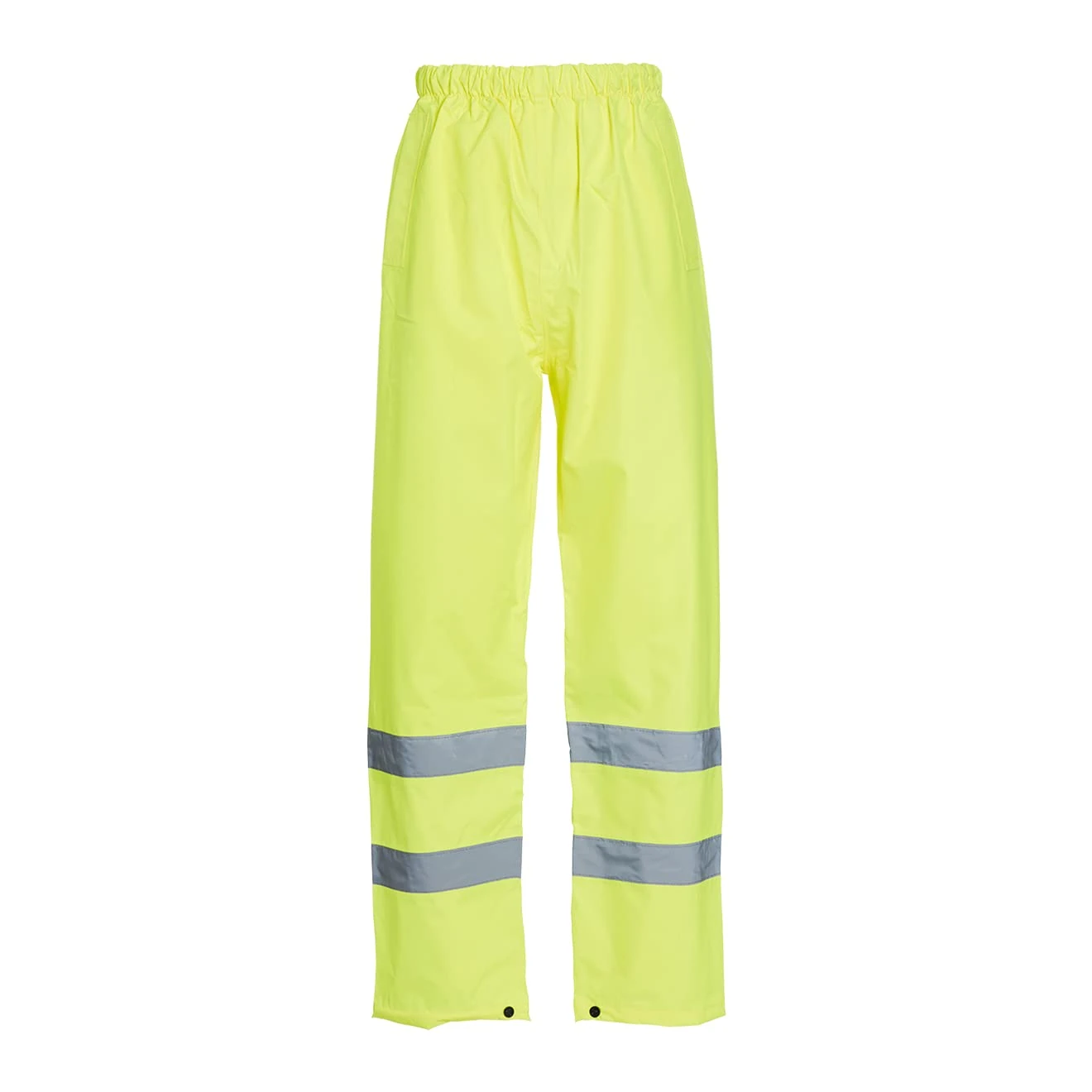 Blackrock Yellow Hi Vis Waterproof Overtrousers, Reflective High Viz Visibility Safety Work Trousers Men's & Women's, Rain Waterproof Pants, Workwear Overalls, Fully EN Certified - Size Medium