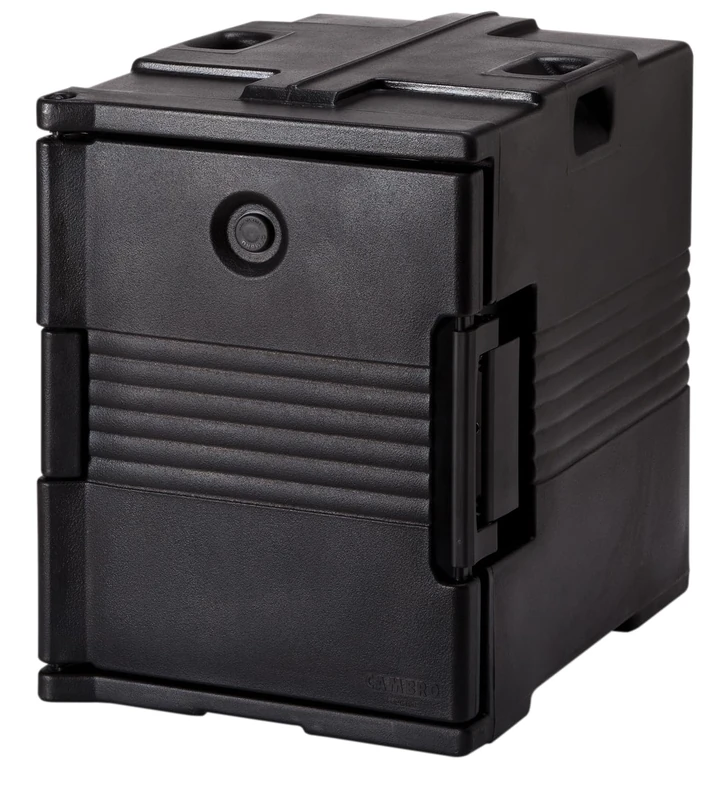 Cambro Insulated Front Load Camcart Black, 4 x GN