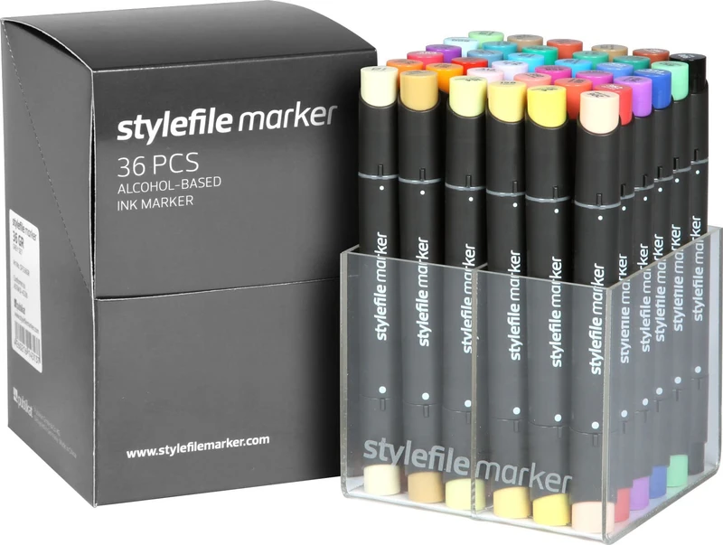 Stylefile 60343601 Marker Set A, Set of 36