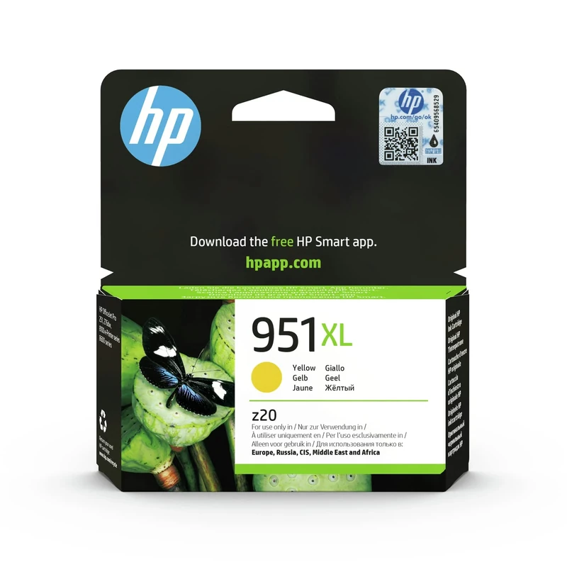 HP CN048AE 951XL High Yield Original Ink Cartridge, Yellow, Single Pack
