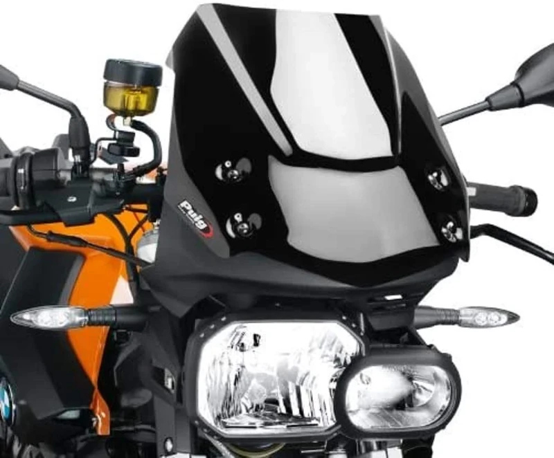 Puig 5051N Windshield for BMW F800 R 2009-2014, Black, Medium