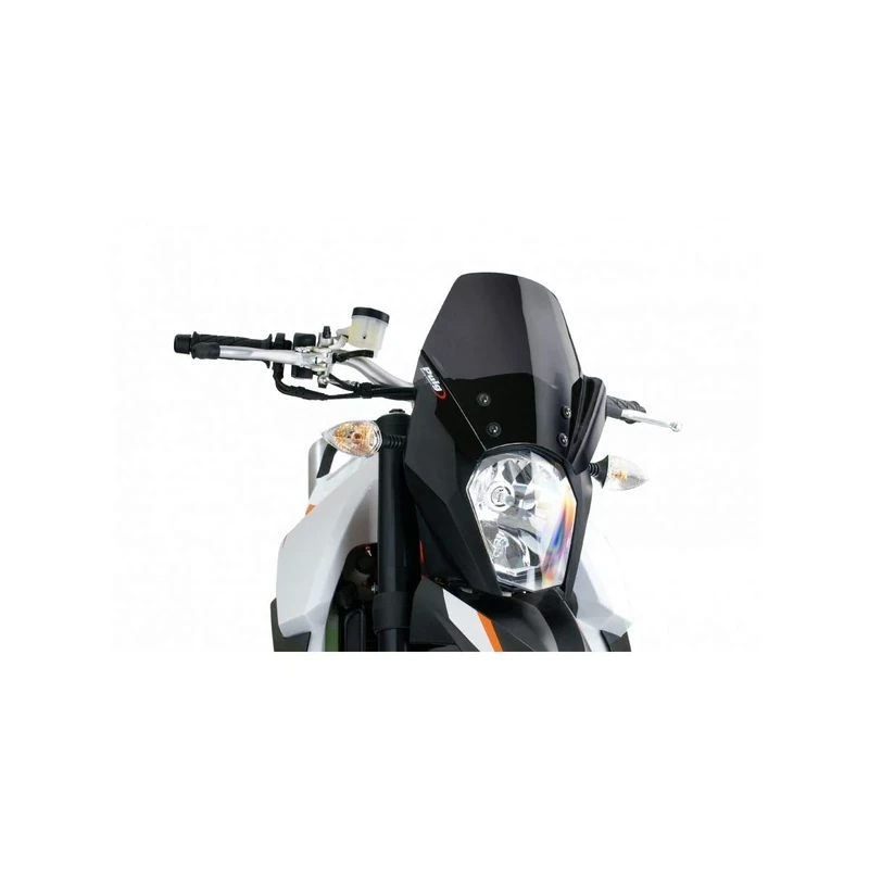 Puig 5173F Windshield for KTM 990 Supermoto/R 2008-2013, Dark Smoke, Medium