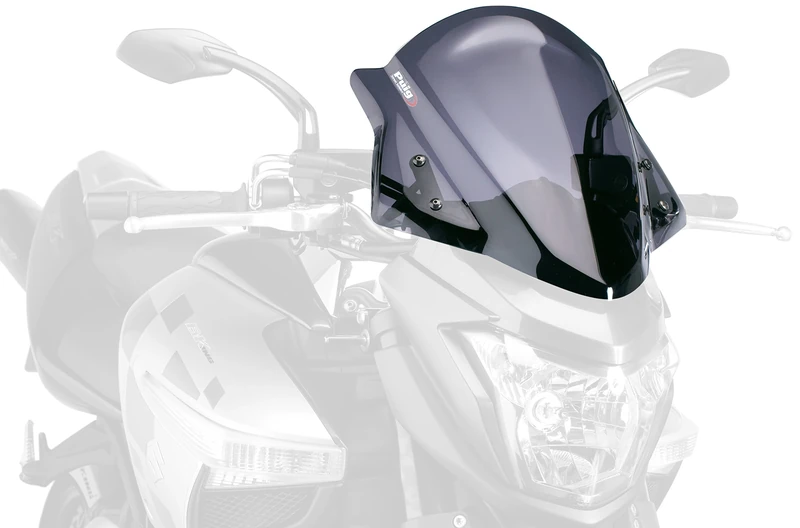 Puig 4630H Windshield for Suzuki B-King 2007-2011, Smoke, Medium