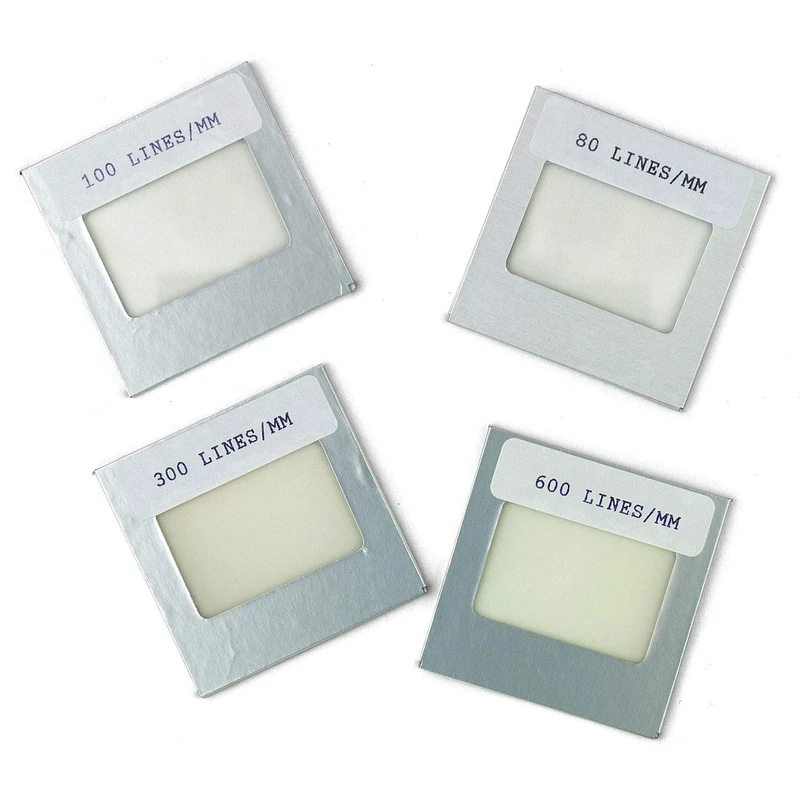 3B Scientific Set of 4 Transmission Gratings - for spectroscopic examinations