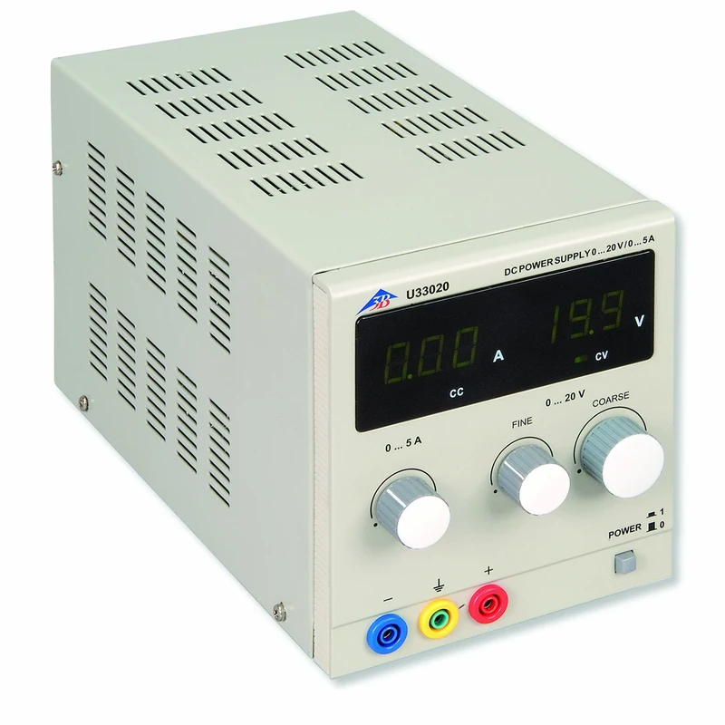 3B Scientific U33020-230 Dc Power Supply, 20V, 5 A, 230V, 50/60 Hz