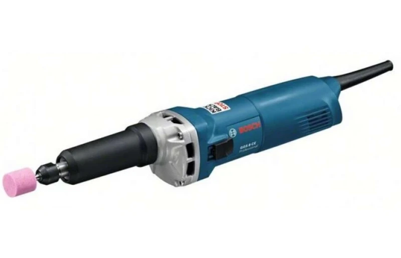 Bosch Professional GGS 8 CE straight grinder (750 W, 2,500–8,000 min-1 no-load speed, incl. 6 mm collet and 13 mm and 19 mm spanner)