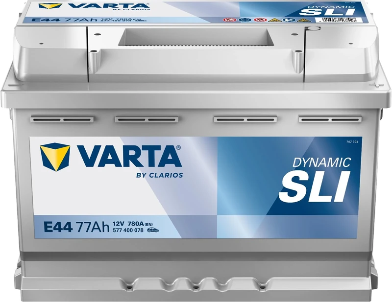 Varta Silver Dynamic E44 Starterbatterie 5774000783162, 12V 77Ah 780A(EN)