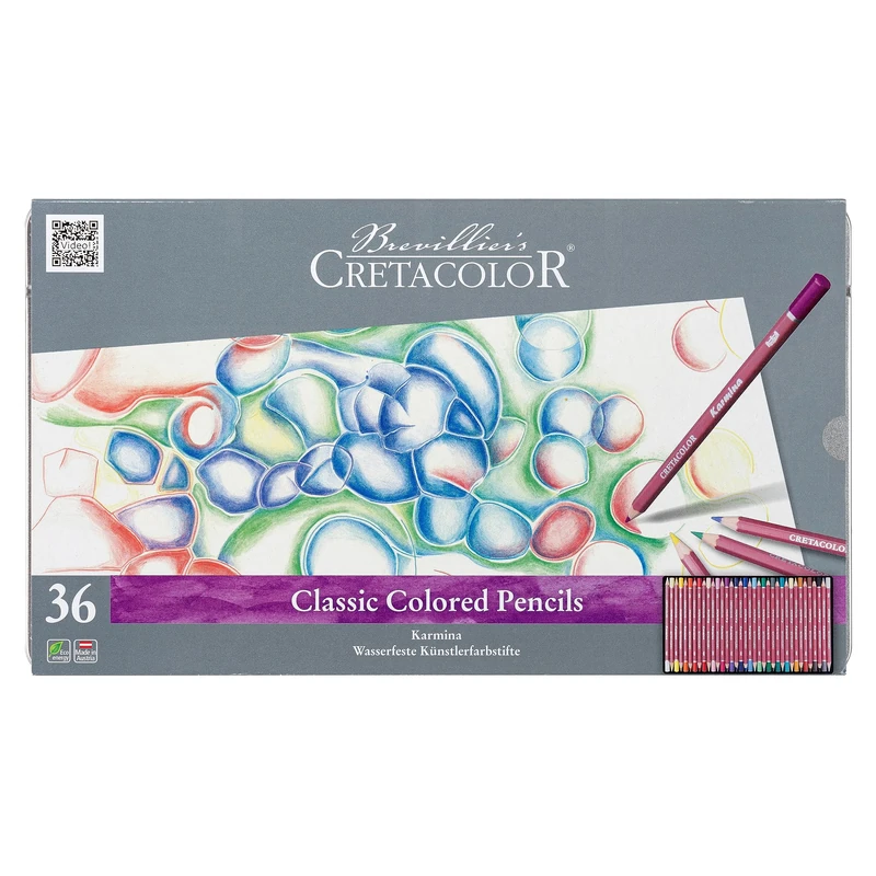 CRETACOLOR Karmina Waterproof Artist’s Coloured Pencils - 36 Colours