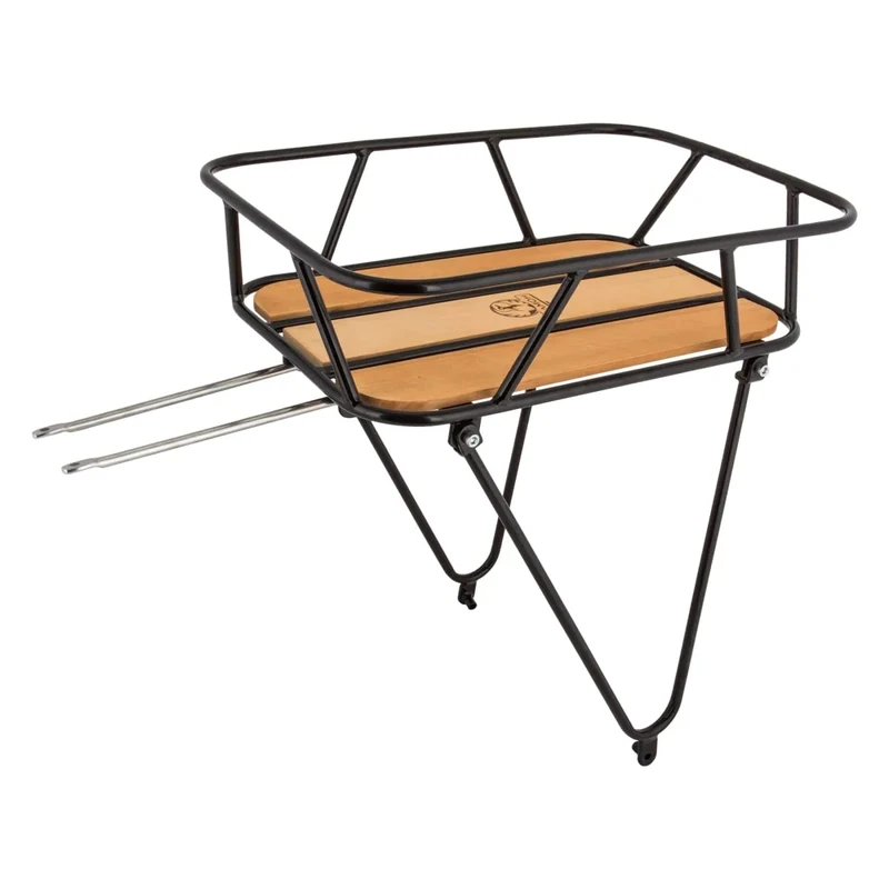 Minoura Gamoh Rear Bike Rack with Basket - Black