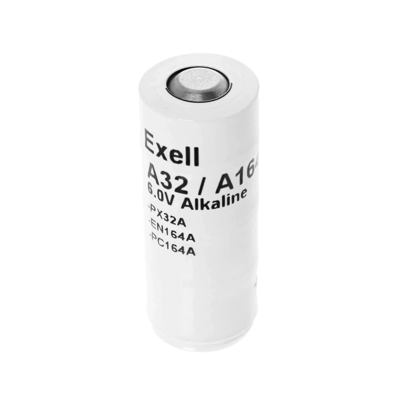 Exell Battery A32PX 6-Volt Alkaline Battery (White)