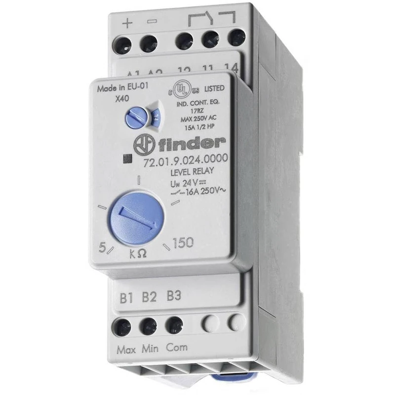 Finder Series 72 – Rele Liquido Level Adjustable 1 Two-Way Contact 240 VAC - Image 1