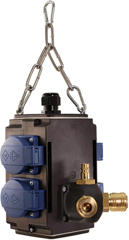 Bachmann 349.301 Cube with 4 Sockets Type F