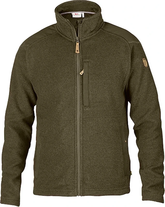 Fjällräven Buck fleece jacket Men, Men, Buck, Dark Olive, XXXL