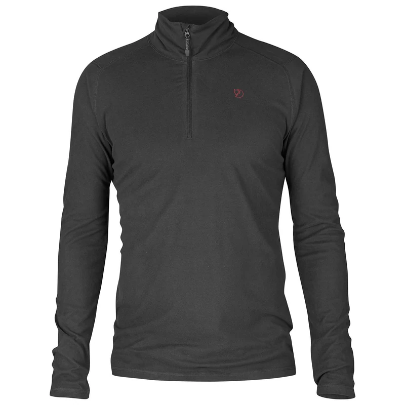 Fjällräven Men's Pine Half Zip Sweatshirt, Dark Grey, XXL