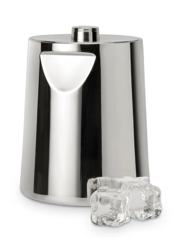 Braisogona Bella Ice Bucket/Bottle, Stainless Steel, Silver, 30 x 30 x 30 cm
