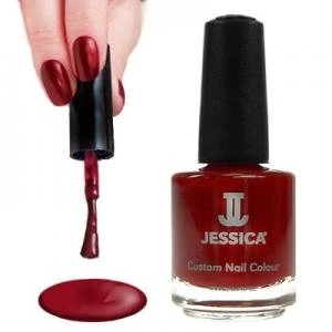 Jessica Nail Polish Lacquer - Merlot (290) - Vibrant Color Finish