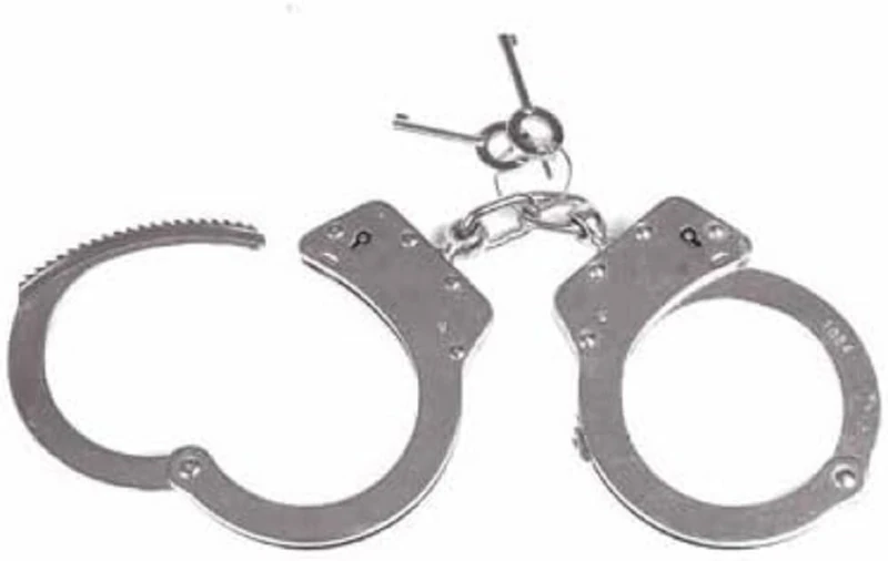 Mil-Tec Unisex - Adult Double Lock Hand Cuffs, Silver, One Size - Image 1
