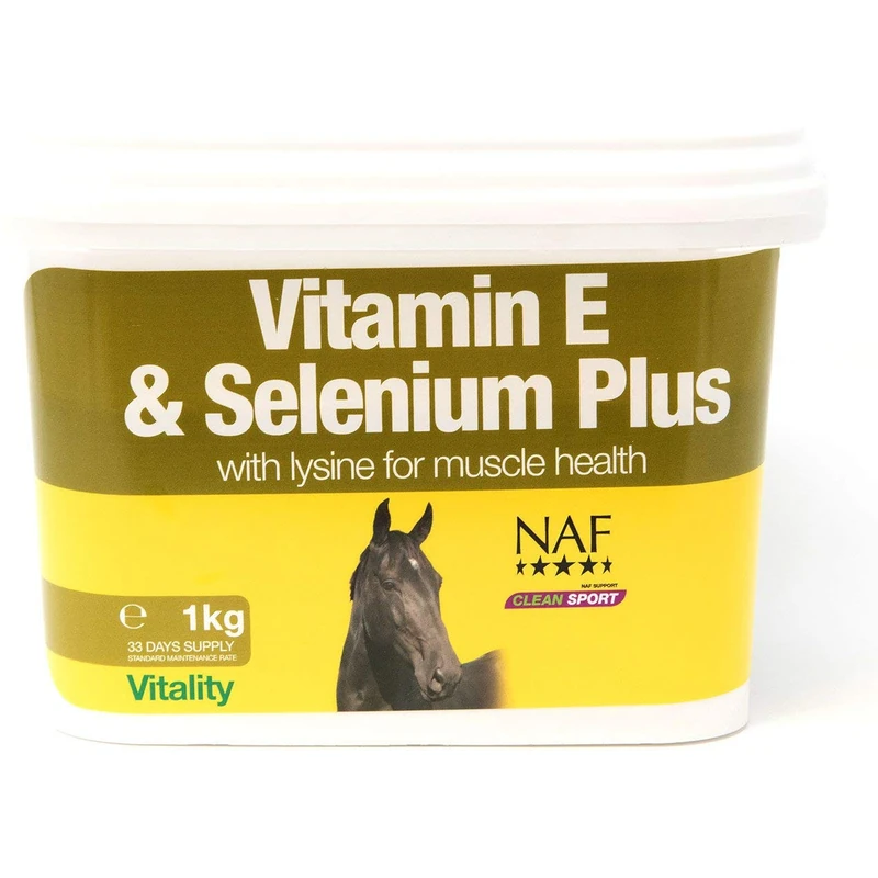 Natural Animal Feeds Naf Vitamin E, Selenium and Lysine 3kg - Clear, 3Kg - Image 1