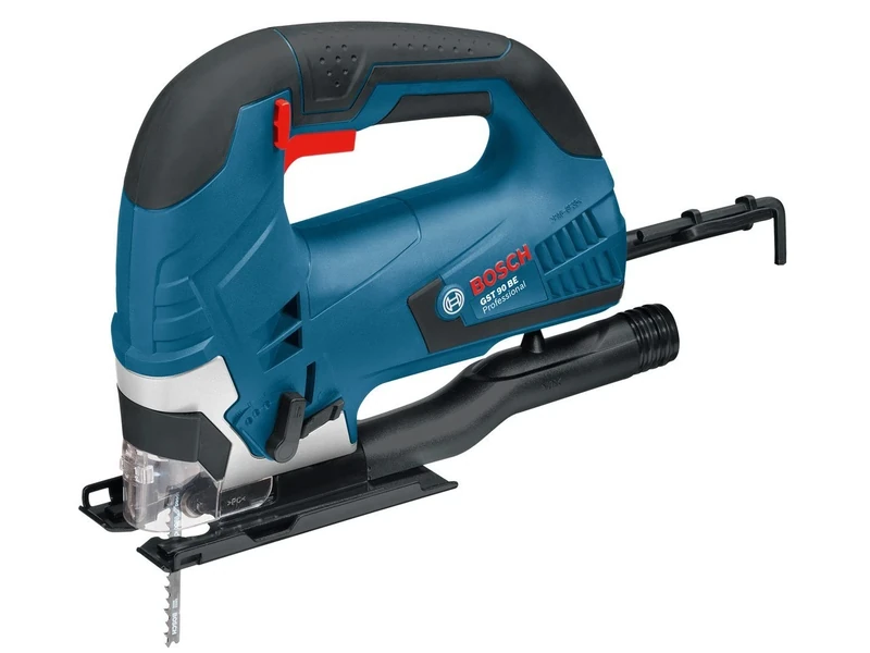 Bosch Professional GST 90 BE Corded 110 V Jigsaw (1xDust Extraction Set, 1x Allen Key KW 5, 1xAnti-Splinter Guard, 1x Saw Blade T 144 DP, 1x Carrying case)