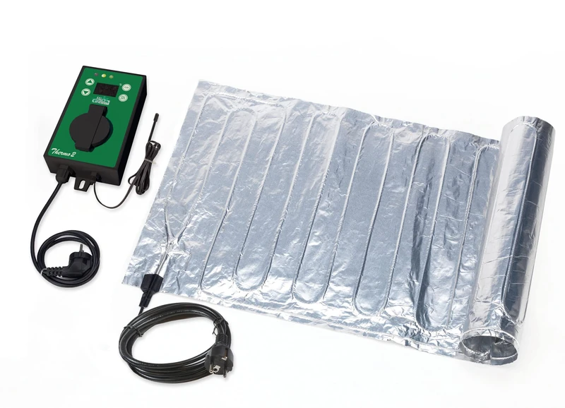 Biogreen HMTA100-200/GB Aluminium Heatmat includes Thermostat(Multicolor)