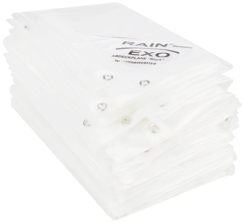 Bio Green Rainexo RX250-6X10-GB Tarpaulin 6 x 10m 250g/m² includes Eyelets/ 5 Year Warranty on UV Stability