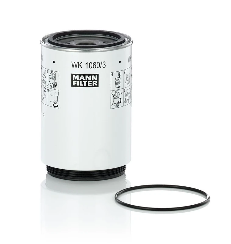 MANN-FILTER WK 1060/3 x Fuel Filter - for Trucks + Buses