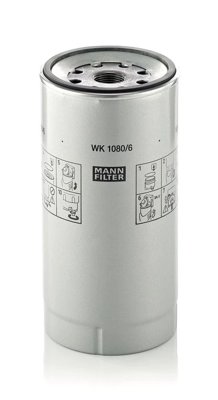 MANN-FILTER WK 1080/6 x Fuel Filter - for Trucks + Buses
