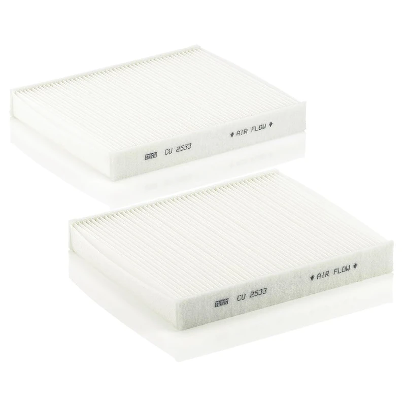 MANN-FILTER CU 2533-2 Cabin Air Filter (set of 2) - for Cars + Transporters - Image 1
